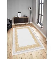 Dijital Baskılı Yıkanabilir Kaymaz Modern Renkli Salon Halısı Mutfak Halısı Yolluk ND-HY-883 (Kahverengi)