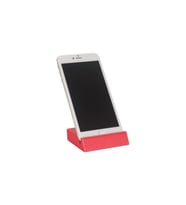 Kartvizitlik ve Telefon Tutucu Masaüstü Business Card and Phone Holder Rainbow Vegan 7,7x7,7 cm (Kırmızı)