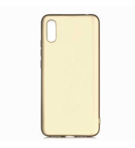 Xiaomi Redmi 9A Kılıf Soft Mat Premier Case (Gold)