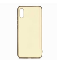 Xiaomi Redmi 9A Kılıf Soft Mat Premier Case (Gold)
