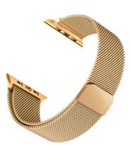 Microsonic Apple Watch 3 42mm Milanese Loop Version 3 Kordon (Gold)