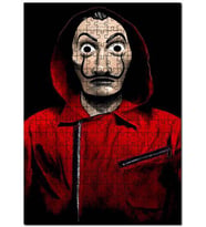 Cakapuzzle La Casa De Papel Dali Maskeli Karakter Puzzle Yapboz MDF (Ahşap) (1000 Parça)