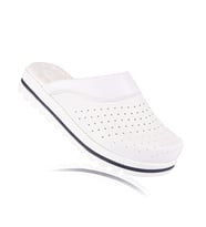 FootFlex Ortopedik Sabo Klasik Hastane Doktor Hemşire Terliği (Beyaz)
