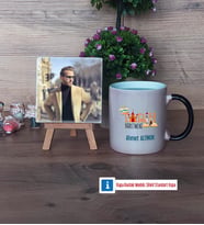 Tarih Öğretmenine Hediye Fotoğraflı Dekoratif Taş, Kupa Bardak Beyaz Hediye Öğretmenler Günü Hediyesi (Model 9)