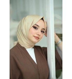 Ağaç Kabuğu Desenli Jakarlı Şal 80X190-DESEN-01
