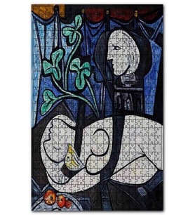 Cakapuzzle Nude, Green Leaves and Bust, 1932 by Picasso Puzzle Yapboz MDF(Ahşap) (1000 Parça)