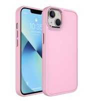 Apple iPhone 14 Plus Kılıf Boto x Pastel Renk Kılıf (Açık Pembe)