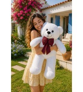 PANDAMKE 120&100 Papyonlu Büyük Ayıcık (Beyaz)