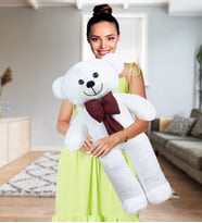 PANDAMKE 120&100 Papyonlu Büyük Ayıcık (Beyaz)
