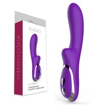 Klasik Yapay Penis Vibratörler Kadınlar için  Oyuncak G Noktası Kablosuz Manyetik Şarj Antialerjik Su Gecirmez (Mor)