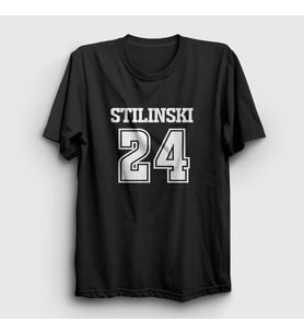 Presmono Unisex Beyaz Stiles Stilinski Dizi Teen Wolf T-Shirt 340888tt (Siyah)