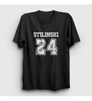 Presmono Unisex Beyaz Stiles Stilinski Dizi Teen Wolf T-Shirt 340888tt (Siyah)