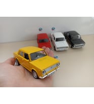 Hacı Murat124 Metal Çekbırak Diecast Model Araba 1:32 13cm ( ÖZEL PLAKALI ) (Sarı)