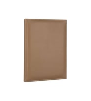 Deri Defter Günlük Journal Ajanda Tarihsiz Çizgili 160 Yaprak Rainbow Vegan 17x24 cm (Vizon)