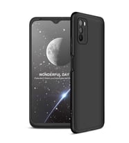 Xiaomi Poco M3 Kılıf Zore Ays Full Koruma Kılıf (Siyah)