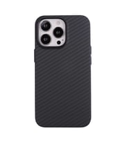 iPhone 13 Pro Max Kılıf Karbon Fiber Tasarımlı Zore Karbono Kılıf (Siyah)