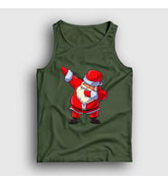 Presmono Unisex Sarı Dabbing Noel Baba Santa Claus Yılbaşı Atlet 269151tt (Haki)