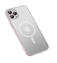 iPhone 13 Pro Kılıf Zore Mokka Lens Koruyuculu Wireless Kılıf (Rose)