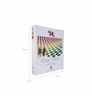 FİRMA EVRAK SUNUM KLASÖRÜ A4 PVC 3 CM 2 HALKALI (250 YAPRAK) 27,5X32 CM (Beyaz)