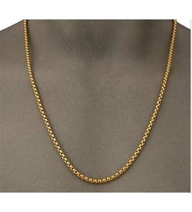 unisex zincir kolye (Gold)