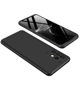 Galaxy A32 4G Kılıf Zore Ays Full Koruma Kılıf (Siyah)