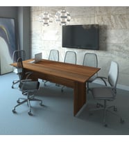 Vena Toplantı Masası 200x90x75 (18mm) (Ceviz)