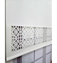 Stor Perde Desenli Lazer Kesim Kalın Kumaşlı ML104 (Ekru)