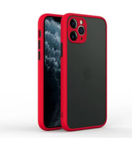 iPhone 11 Pro 5.8inç Kamera Korumalı Premium Silikon Kılıf (Kırmızı)