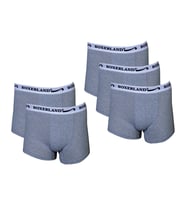 Boxerland Likralı Erkek Boxer Ekonomik Paket 5'li (Gri)