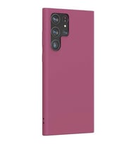 Vendas Samsung S22 Ultra Premier Soft Serisi Yumuşak Silikon Kılıf (Mürdüm)