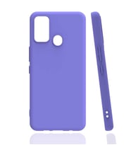 Tecno Spark 7T Kılıf Biye Yumuşak Silikon Case (Lila)