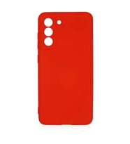 Samsung Galaxy S21 FE Kılıf Özel Orijinal Lansman Serisi, İçi Kadife, Pürüzsüz Yumuşak ve Mat TPU Silikon (Koyu Pembe)