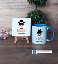 En Cool Baba Dekoratif Taş, Kupa Bardak Kırmızı Hediye Babaya Hediye (Model 3)