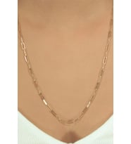 14 Ayar Altın Ataç Set (Kolye,Bileklik) (Rose)