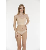 Berrak Kadın Lazer Kesim Polyester Bikini Külot 11690 - 6 Adet (Ten)