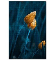 Cakapuzzle Öpüşen Turuncu Laleler Puzzle Yapboz MDF (Ahşap) (500 Parça)