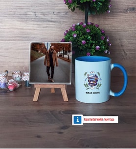 Öğretmenler Günü Hediyesi Fotoğraflı Dekoratif Taş, Kupa Bardak Beyaz Hediye (Model 4)