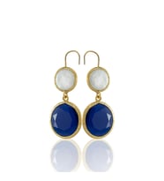 Kadir Jewellery 22 Ayar Altın Kaplama Kadın İnci Küpe -El İşçiliği Ve Hipoalerjenik Küpe (Parlement)