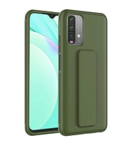 Xiaomi Poco M5S Kılıf Zore Qstand Katlanabilir Standlı Kılıf (Koyu Yeşil)