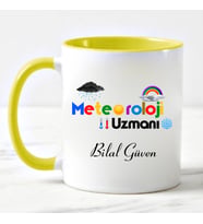 Meteoroloji Uzmanı Kupa Bardağı (Sarı)