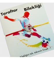 Ay Yıldız Taraftar İp Bileklik (Kırmızı)