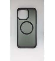 İphone 15 Pro Max Mat Elektro  Magsafe Kılıf (Siyah)