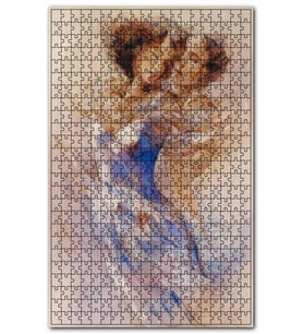 Cakapuzzle Aşkın Çıplalığı Çizim Görseli Puzzle Yapboz MDF (Ahşap) (255 Parça)
