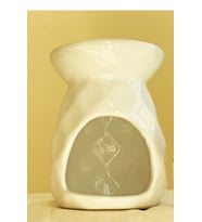 Ananas Model Buhurdanlık ve Tealight Mum (Beyaz)