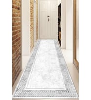 Dijital Baskılı Kaymaz Taban Yıkanabilir Modern Yolluk Ve Koridor Halısı NDU-SD-663 (Çok Renkli)