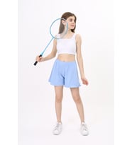 Toontoy Kız Çocuk Şort (Mavi)