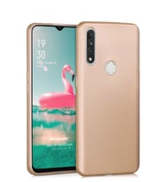 Microsonic Matte Silicone Oppo A31 Kılıf (Gold)