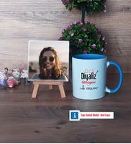 Diyaliz Teknisyeni Fotoğraflı Dekoratif Taş, Kupa Bardak Beyaz Hediye Diyaliz Teknisyenine Hediye (Model 4)