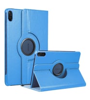 Microsonic Honor Pad 8 Kılıf 360 Rotating Stand Deri Siyah (Mavi)