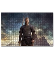 Cakapuzzle Vikingler Kayalıklar ve Bulutlu Ragnar Lodbrok  Puzzle Yapboz MDF (Ahşap) (1000 Parça)